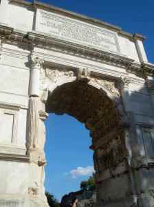 The Arch of Titus in the Forum